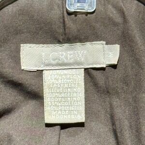 J.Crew‎ Wool Blend Topcoat Pea Coat Button Front Brown Men's Size M